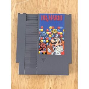 Dr. Mario Nintendo NES Video Game Cartridge NES-VU-USA Retro Puzzle Classic